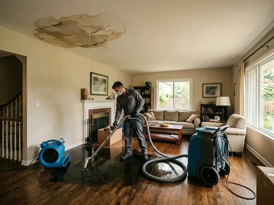 attic-pipe-burst-ceiling-drip-008 — frequently asked questions, Water Damage Restoration & Carpet Care in South Boston, VA